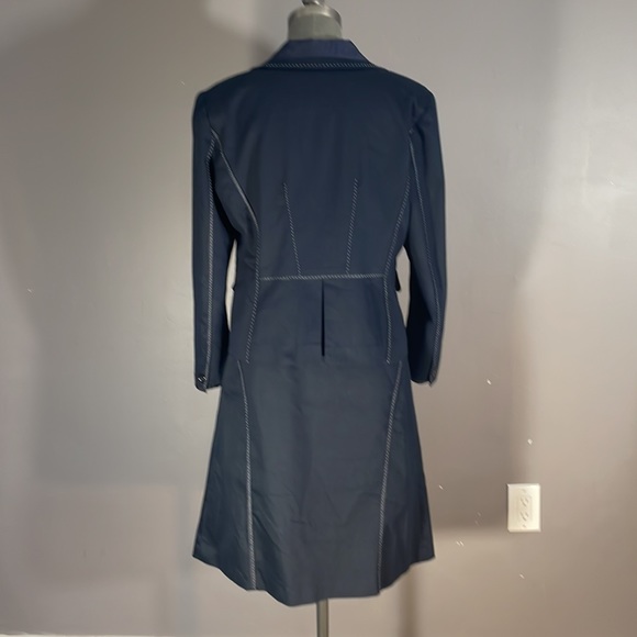 Spanner Navy skirt suit fully lined. Blazer size 10 skirt size 12 - Picture 4 of 15
